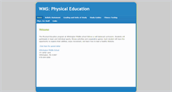 Desktop Screenshot of physedwms.weebly.com