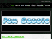 Tablet Screenshot of foxscoots.weebly.com