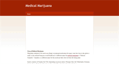 Desktop Screenshot of medicalmarijuanause.weebly.com