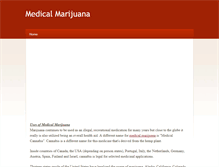 Tablet Screenshot of medicalmarijuanause.weebly.com