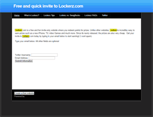 Tablet Screenshot of lockerzinv.weebly.com