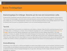 Tablet Screenshot of boxtrainingstipps.weebly.com