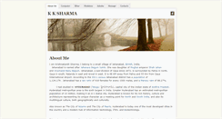 Desktop Screenshot of kksharma.weebly.com