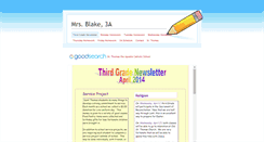 Desktop Screenshot of mrsblake.weebly.com