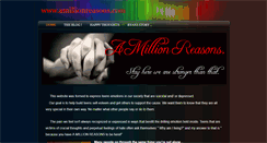 Desktop Screenshot of amillionreasons.weebly.com