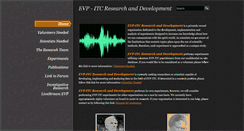 Desktop Screenshot of evp-itcresearch.weebly.com