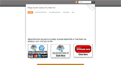 Desktop Screenshot of megasportscamplinden.weebly.com