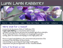 Tablet Screenshot of lupinlapinrabbitry.weebly.com