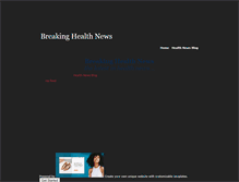 Tablet Screenshot of breakinghealthnews.weebly.com