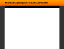 Tablet Screenshot of metalbuilding.weebly.com