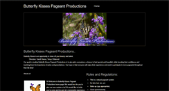 Desktop Screenshot of butterflykissespageants.weebly.com
