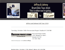 Tablet Screenshot of jeffrey-johnnytour.weebly.com