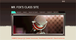 Desktop Screenshot of mrfox218.weebly.com
