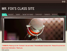 Tablet Screenshot of mrfox218.weebly.com