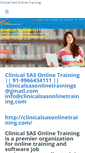 Mobile Screenshot of clinicalsasonlinetraining.weebly.com