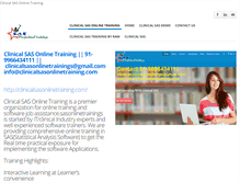 Tablet Screenshot of clinicalsasonlinetraining.weebly.com