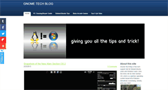 Desktop Screenshot of gnometechblog.weebly.com