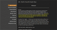 Desktop Screenshot of mrclarksroom.weebly.com
