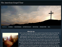 Tablet Screenshot of americangospeltour.weebly.com