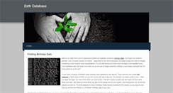 Desktop Screenshot of birth-database.weebly.com