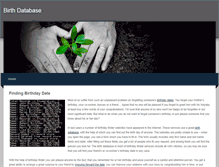 Tablet Screenshot of birth-database.weebly.com