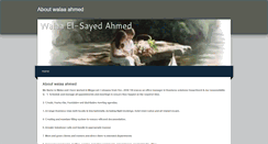 Desktop Screenshot of aboutwalaaahmed.weebly.com