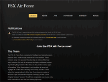 Tablet Screenshot of fsxairforce.weebly.com