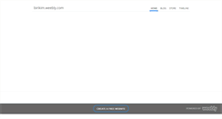 Desktop Screenshot of birikim.weebly.com