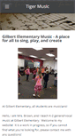 Mobile Screenshot of gilberttigermusic.weebly.com
