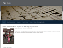 Tablet Screenshot of gilberttigermusic.weebly.com