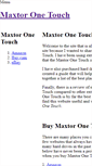 Mobile Screenshot of maxtoronetouch.weebly.com