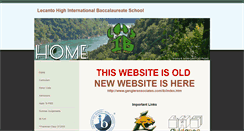 Desktop Screenshot of lhsib.weebly.com