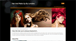 Desktop Screenshot of hairandmakeupbylorraine.weebly.com