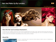 Tablet Screenshot of hairandmakeupbylorraine.weebly.com