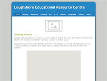 Tablet Screenshot of loughshoreerc.weebly.com