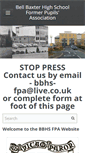 Mobile Screenshot of bbhsfpa.weebly.com