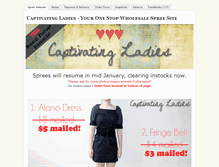 Tablet Screenshot of captivating-ladies.weebly.com