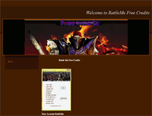 Tablet Screenshot of battlemufreecredits.weebly.com