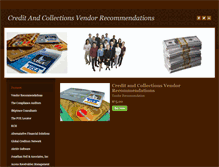 Tablet Screenshot of creditandcollectionsvendorrecommendations.weebly.com