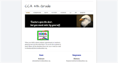 Desktop Screenshot of cca4thgrade.weebly.com