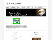 Tablet Screenshot of cca4thgrade.weebly.com