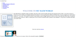 Desktop Screenshot of mymathworld.weebly.com