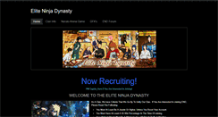 Desktop Screenshot of eliteninjadynasty.weebly.com