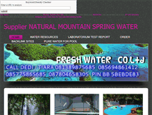 Tablet Screenshot of mountainfreshwater.weebly.com