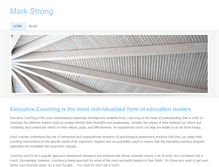 Tablet Screenshot of markstrongcoaching.weebly.com
