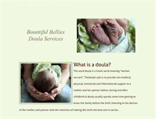 Tablet Screenshot of bountifulbelliesdoula.weebly.com