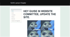Desktop Screenshot of lancerchapter.weebly.com