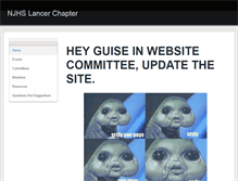Tablet Screenshot of lancerchapter.weebly.com