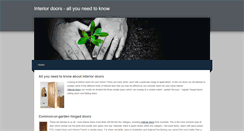 Desktop Screenshot of interiordoors.weebly.com