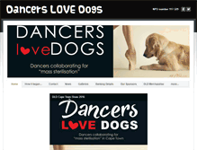 Tablet Screenshot of dancerslovedogs.weebly.com